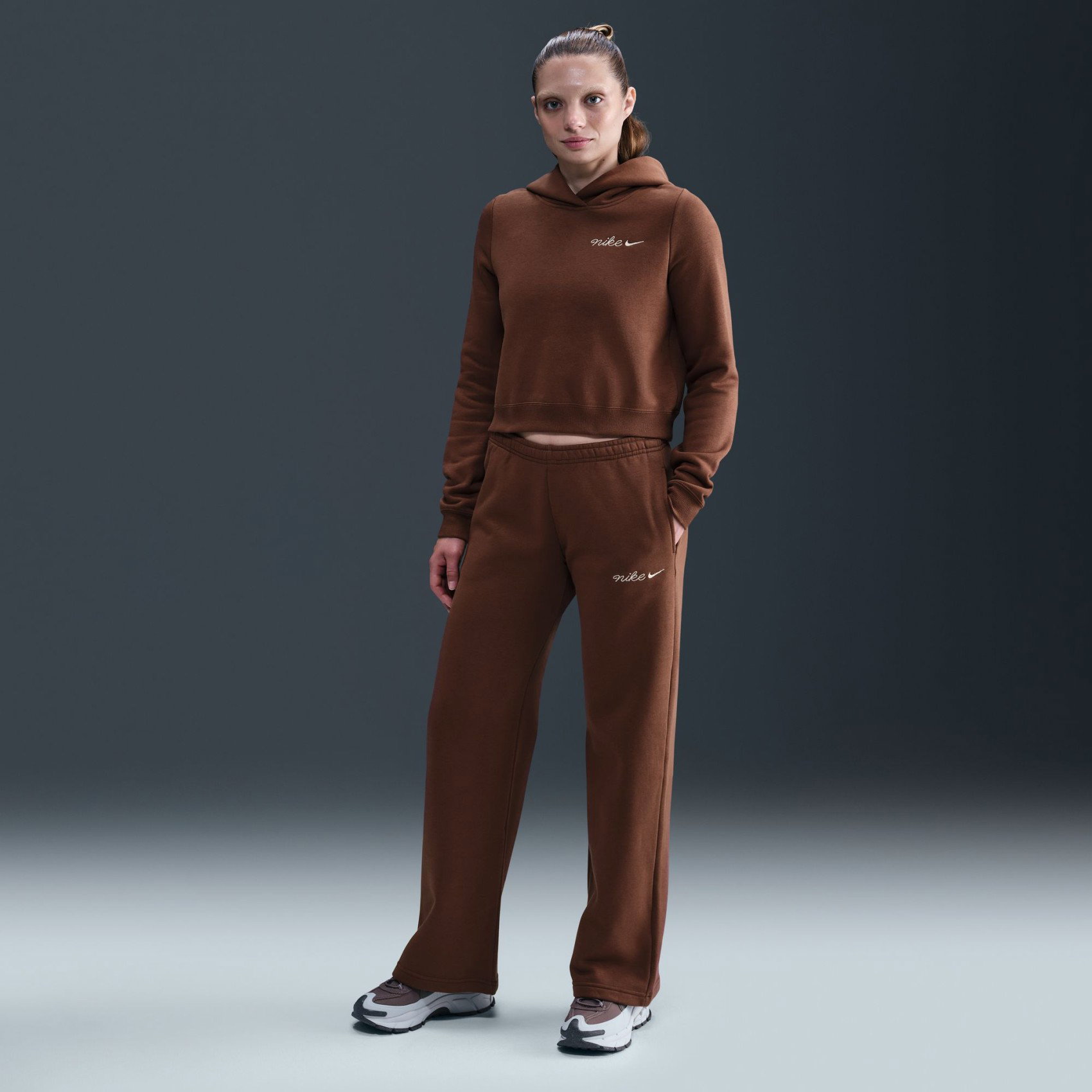 Nike Phoenix Fleece Stright Leg Pant Kadın Eşofman Altı IM7498-265