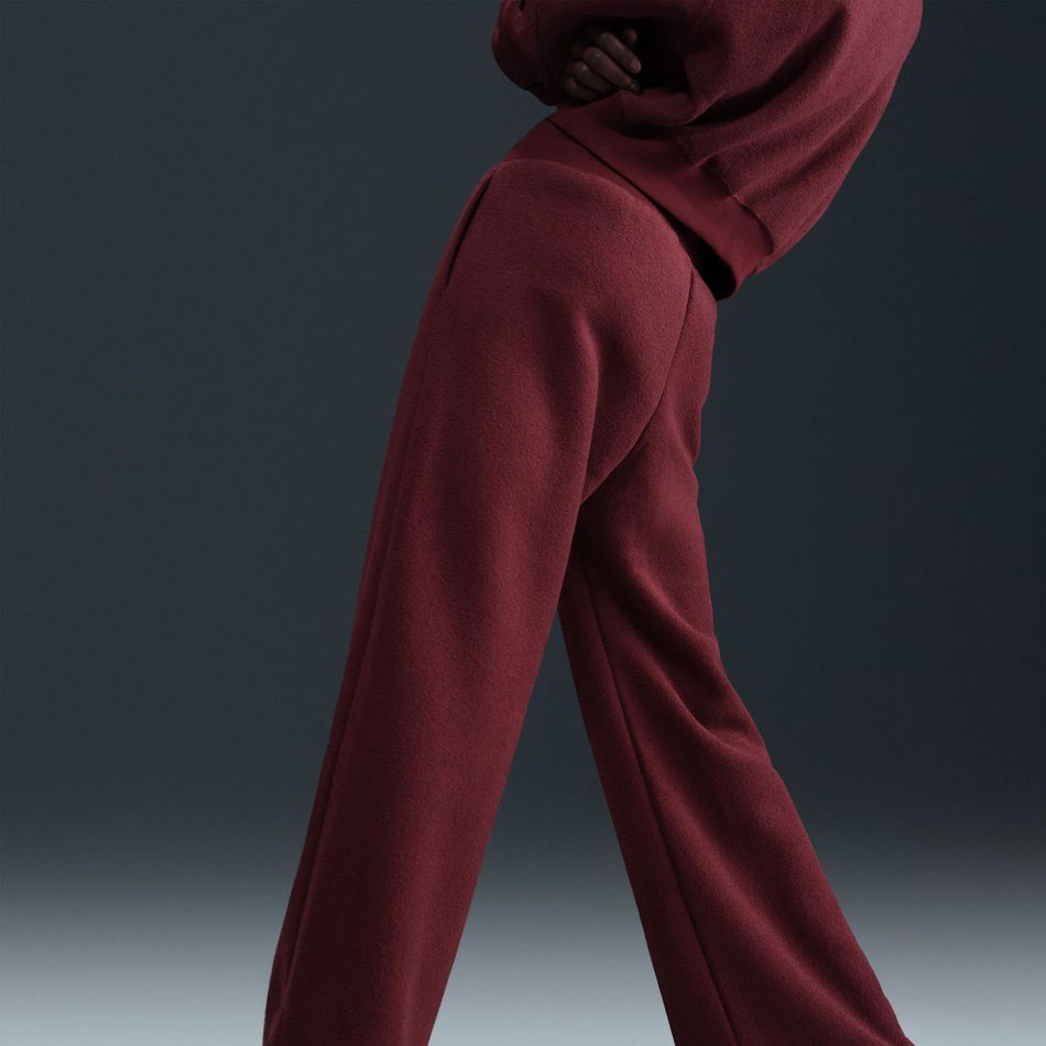 Phoenix Plush HR Pant Wide Kadın Bordo Eşofman Altı