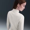 NIKE - Phoenix Plush HZ LS Top Kadın Bej Sweatshirt (1)