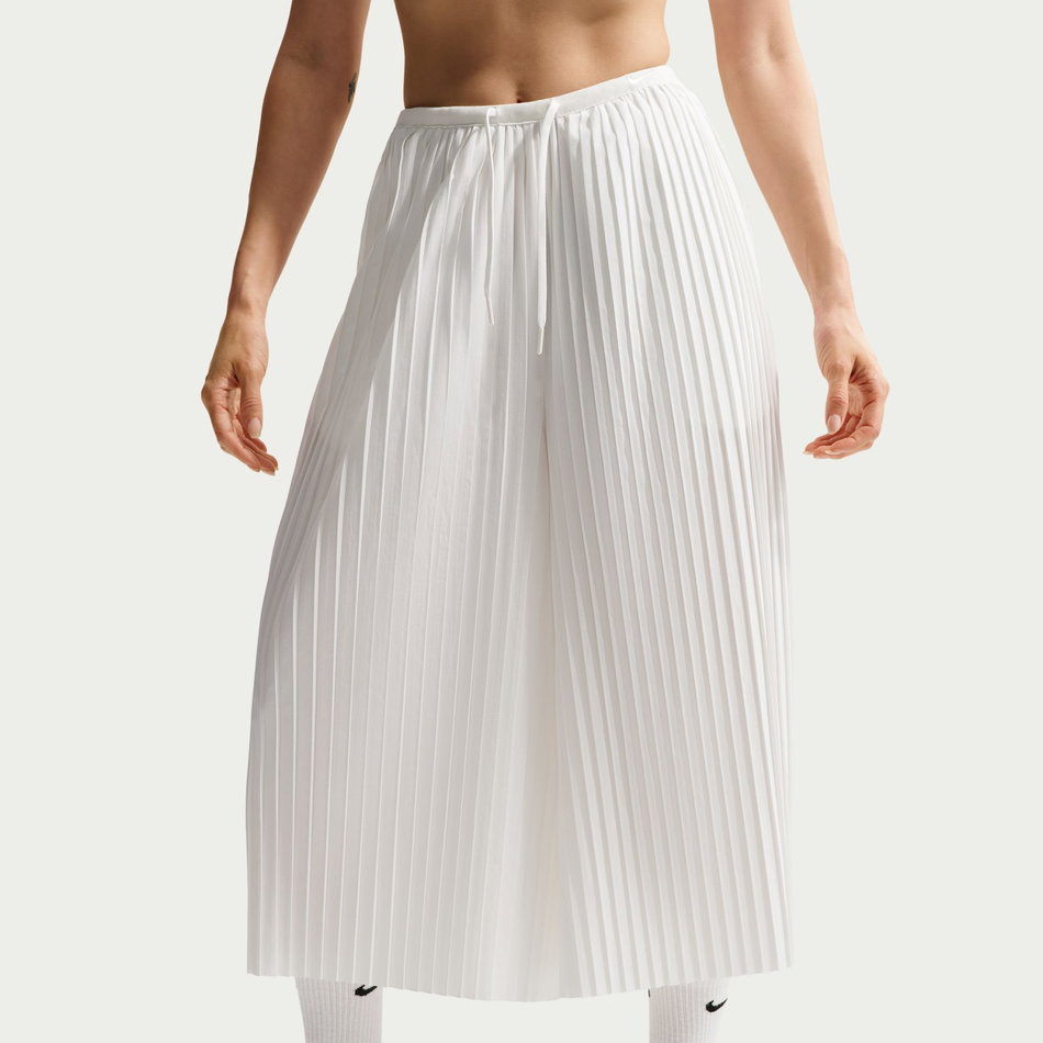 Pleated Culotte Mr Pant Kadın Beyaz Etek
