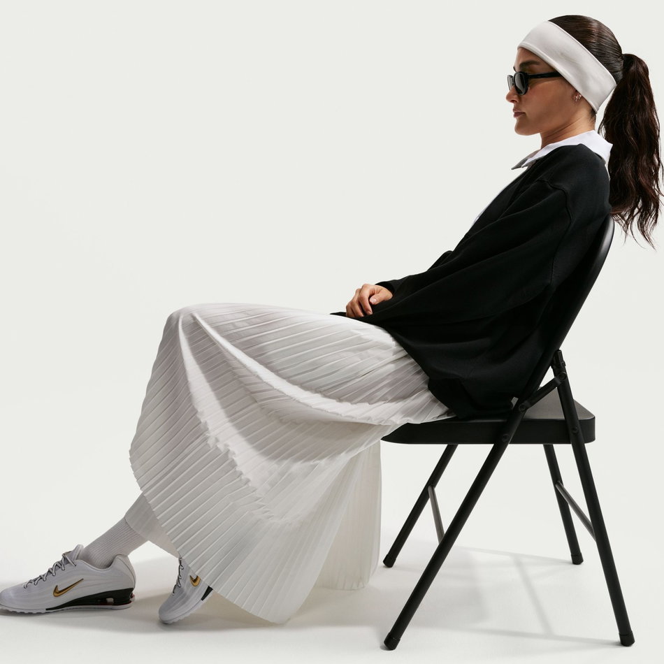 Pleated Culotte Mr Pant Kadın Beyaz Etek