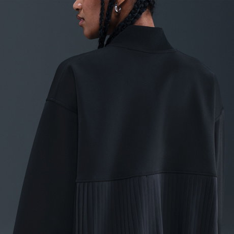 NIKE - Pleated Jacket Kadın Siyah Ceket (1)