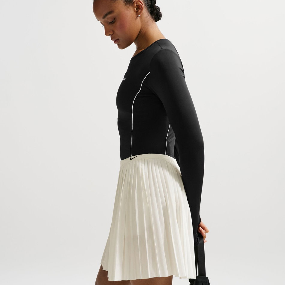 Pleated Skirt Kadın Bej Etek