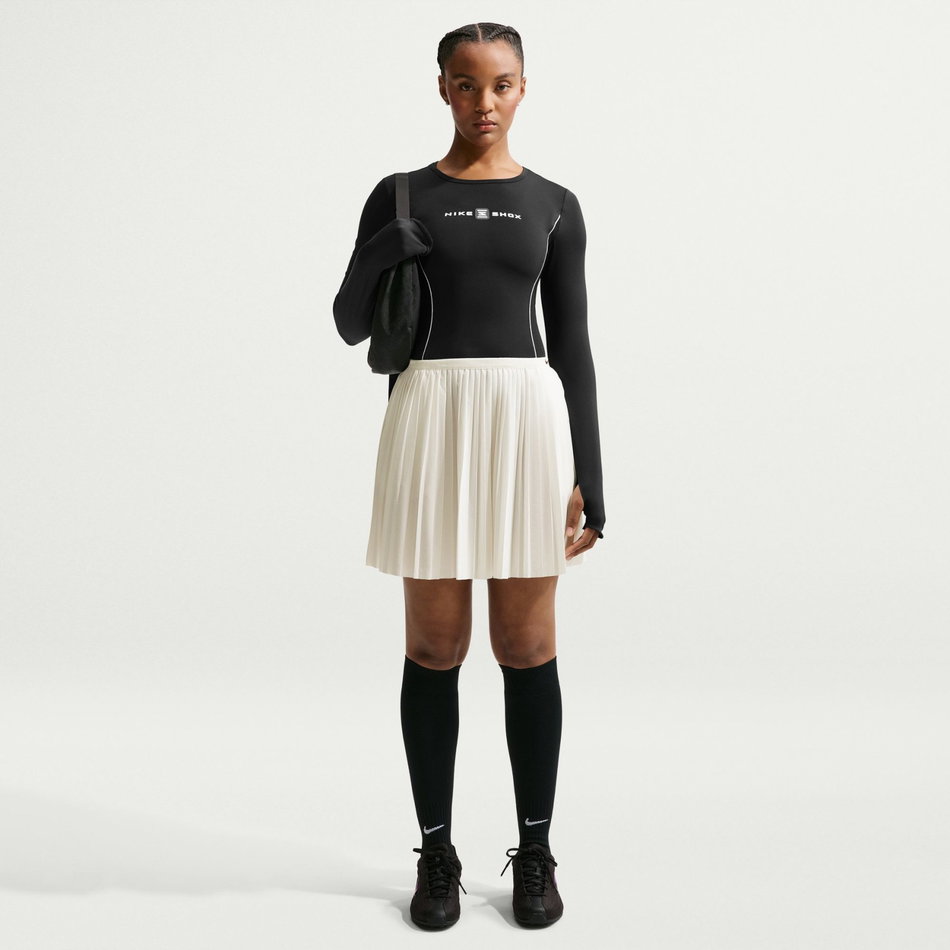 Pleated Skirt Kadın Bej Etek