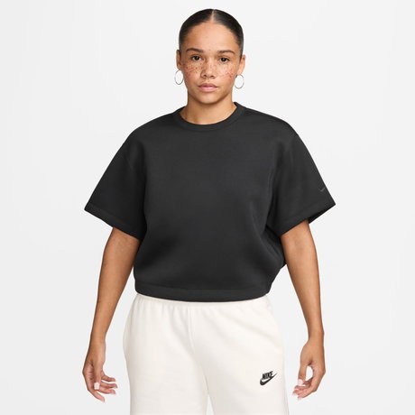 NIKE - Pregame Fleece Top Kadın Siyah Tişört