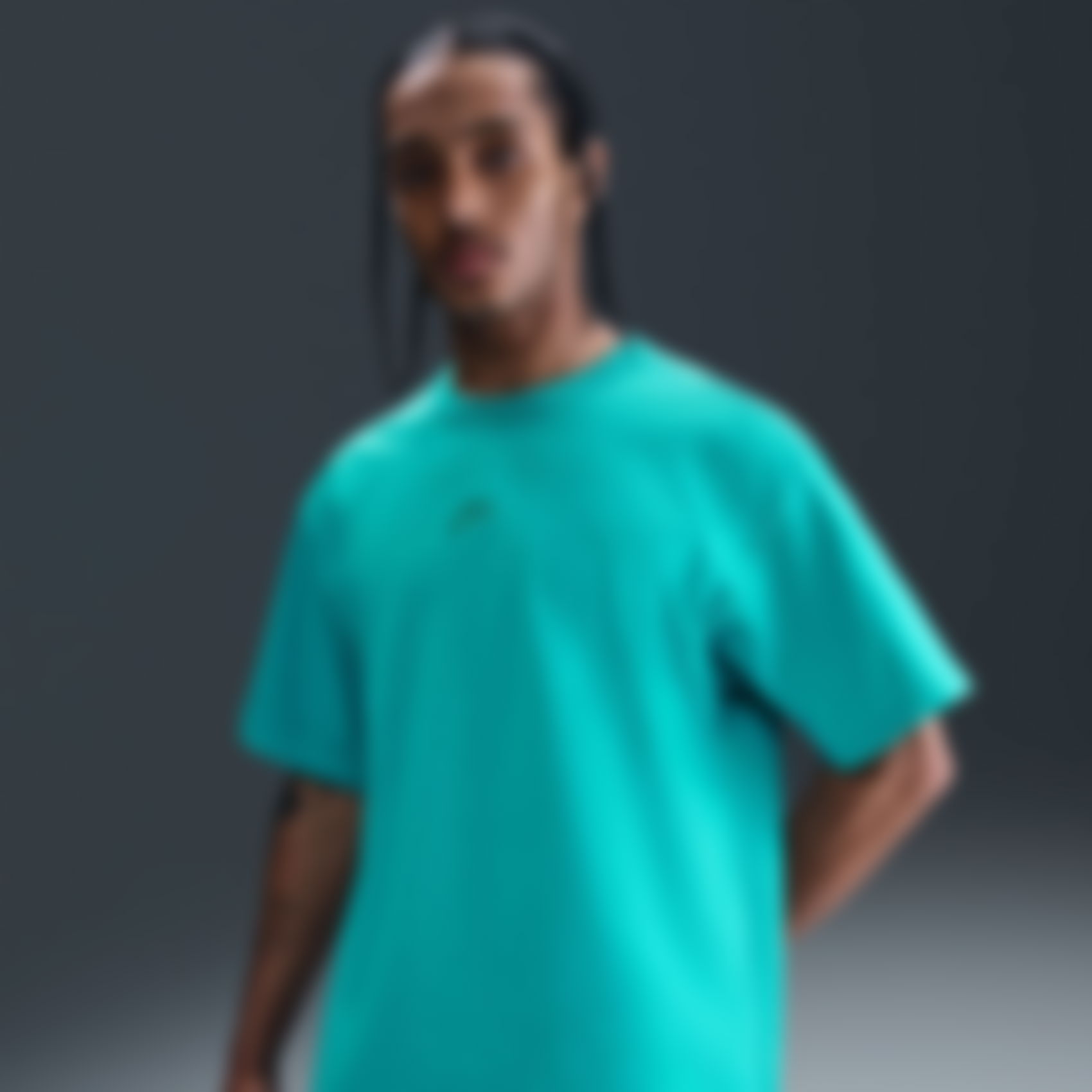 NIKE - Premium Essential Tee Erkek Mavi Tişört