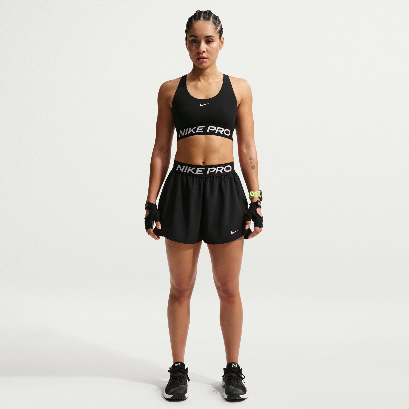 NIKE - Nike Pro 2in1 Short Kadın Siyah Şort