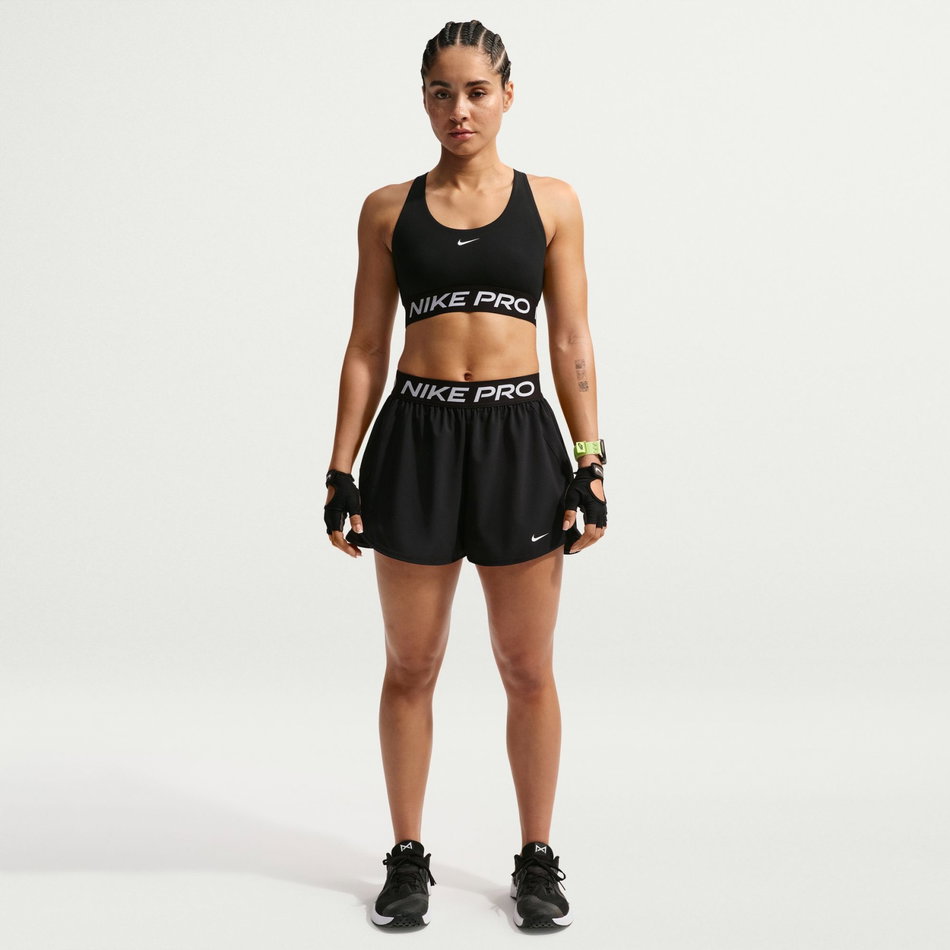 Nike Pro 365 Dri-FIT Ls Bra Kadın Siyah Sporcu Sütyeni
