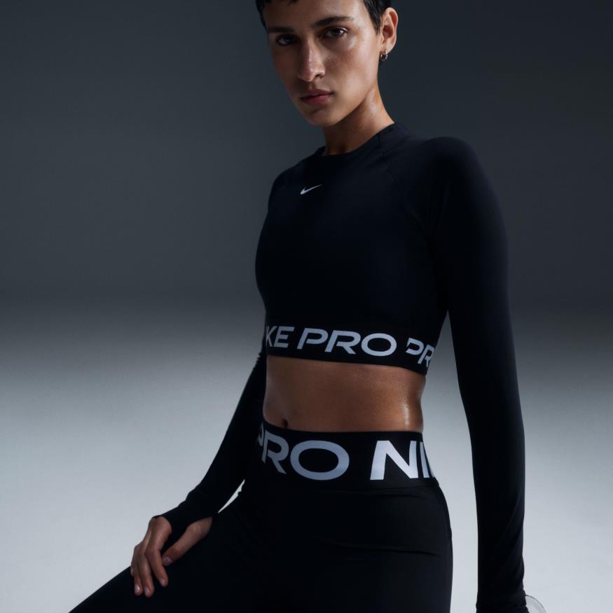 Nike Pro Dri-FIT 365 Crop Ls Kadın Sweatshirt