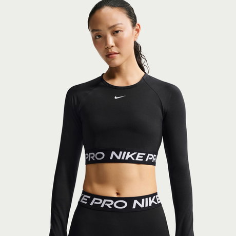 NIKE - Nike Pro Dri-FIT 365 Crop Ls Kadın Sweatshirt