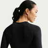 NIKE - Nike Pro Dri-FIT 365 Crop Ls Kadın Sweatshirt (1)