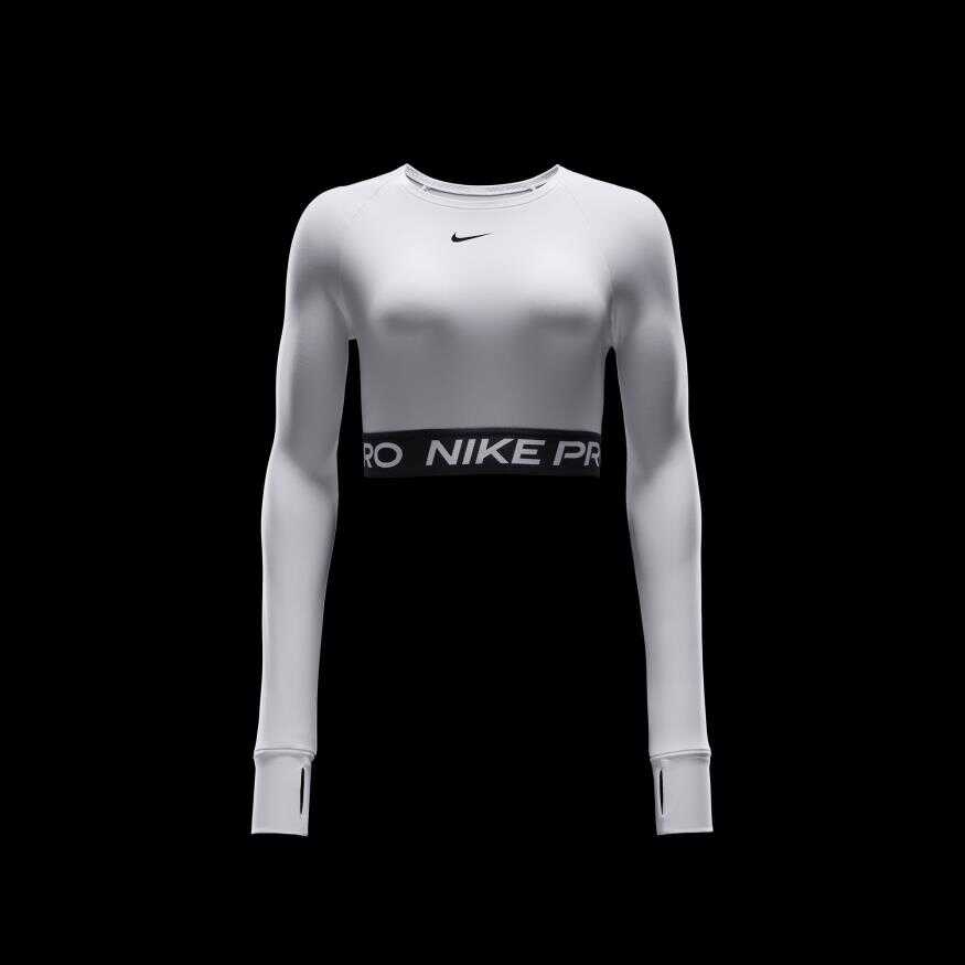 Nike Pro Dri-FIT 365 Crop Ls Kadın Sweatshirt