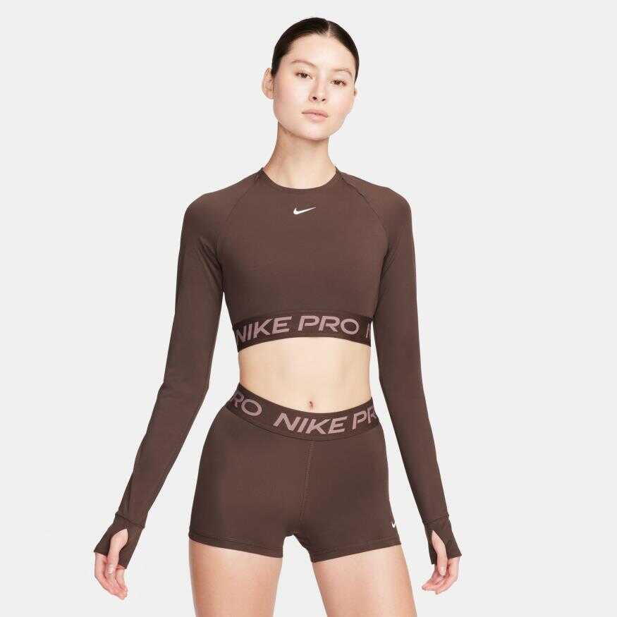 Nike Pro Dri Fit 365 Crop Ls Kadın Sweatshirt