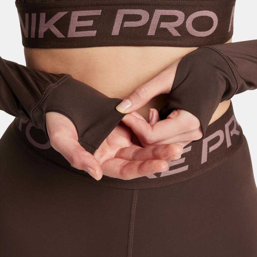 Nike Pro Dri Fit 365 Crop Ls Kadın Sweatshirt