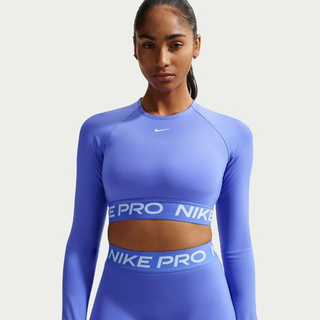 NIKE - Nike Pro Dri-FIT 365 Crop Ls Kadın Sweatshirt
