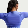 NIKE - Nike Pro Dri-FIT 365 Crop Ls Kadın Sweatshirt (1)
