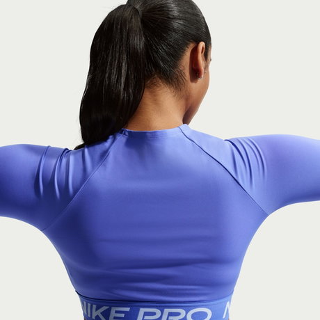 NIKE - Nike Pro Dri-FIT 365 Crop Ls Kadın Sweatshirt (1)