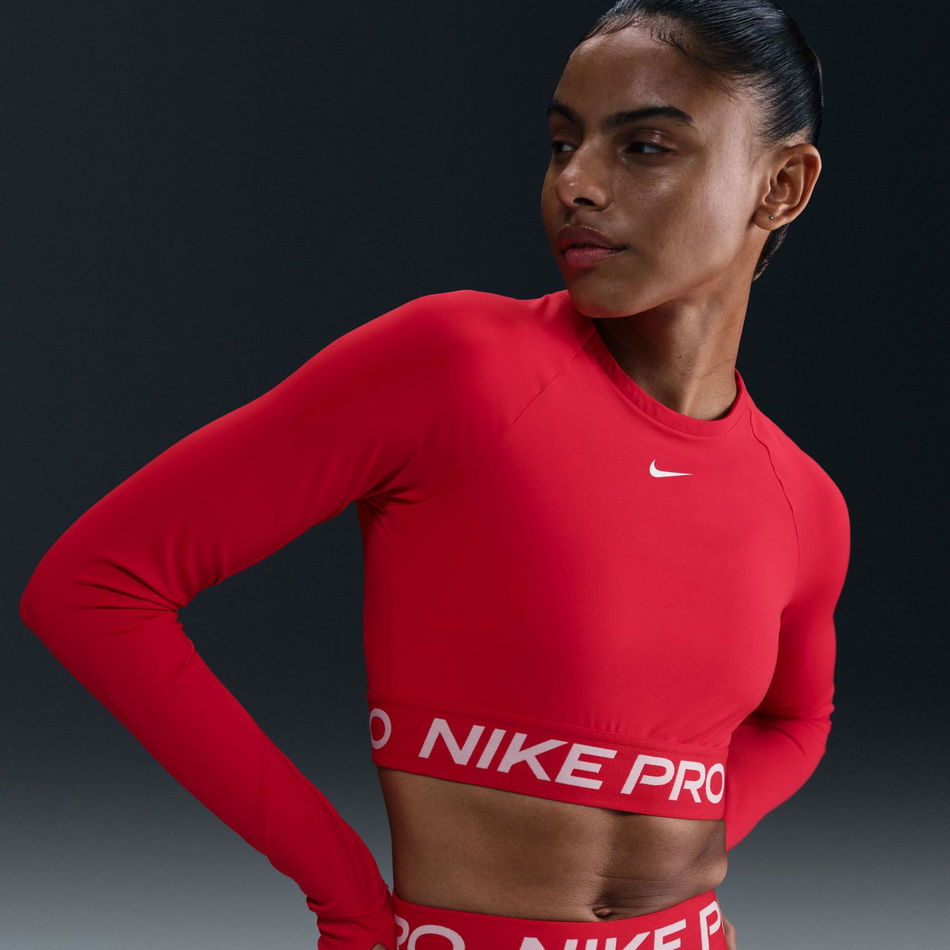 Nike Pro Dri-FIT 365 Crop LS Kadın Sweatshirt