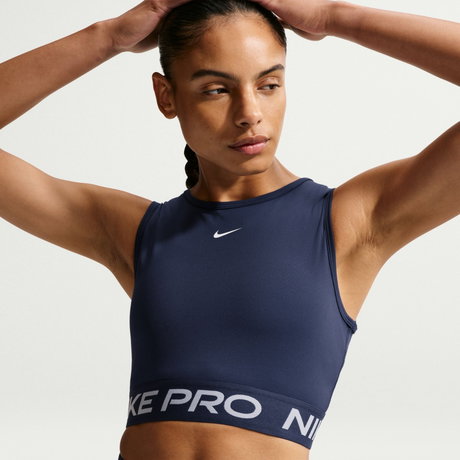 NIKE - Nike Pro Dri-FIT 365 Crop Tank Kadın Lacivert Atlet