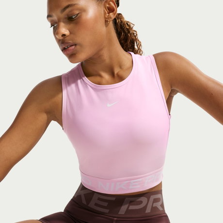 NIKE - Nike Pro Dri-FIT 365 Crop Tank Kadın Pembe Atlet
