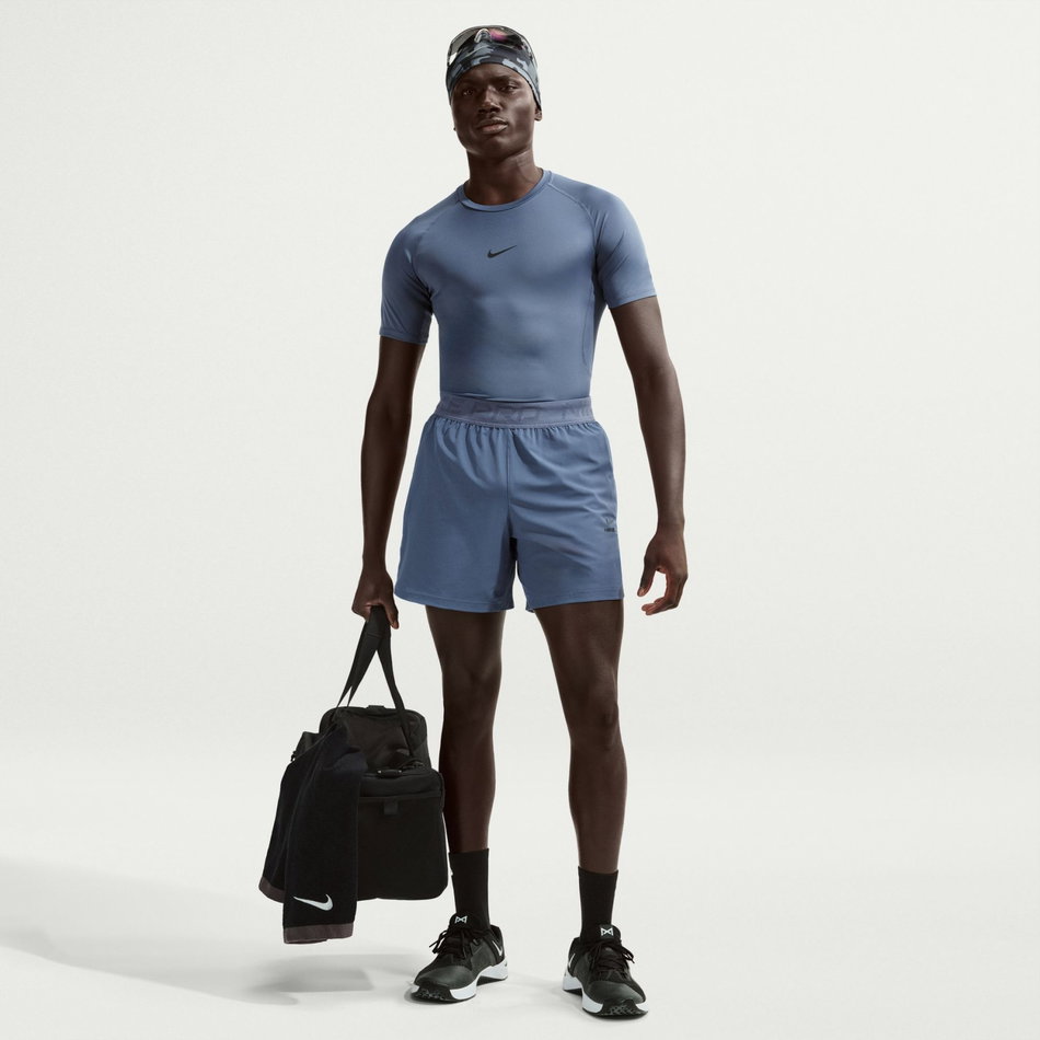 Nike Pro Dri-FIT 6IN Short Erkek Mavi Şort