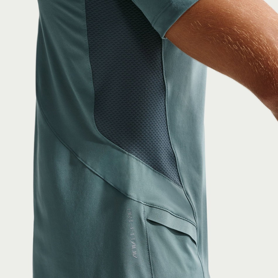 Nike Pro Dri-FIT ADV Ss Top Erkek Yeşil Tişört