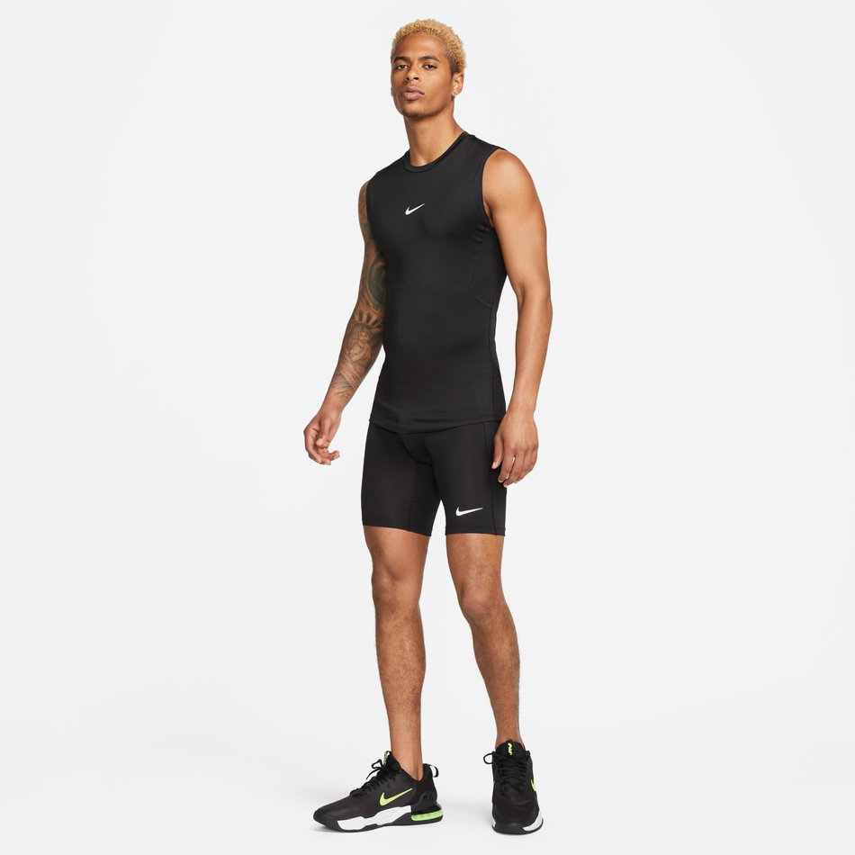 Nike Pro Dri-FIT Long Short Erkek Siyah Tayt