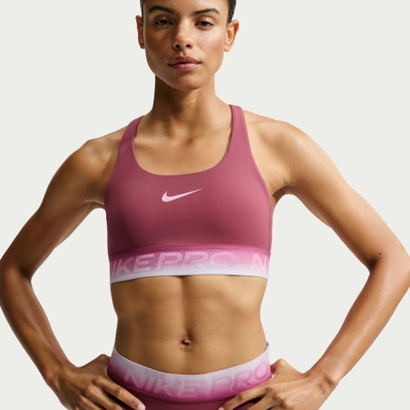 NIKE - Nike Pro Dri-FIT Ls Bra Kadın Pembe Sporcu Sütyeni (1)