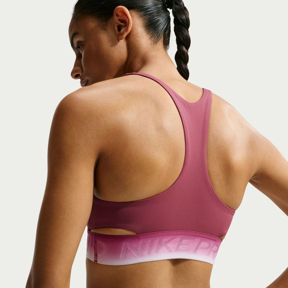 Nike Pro Dri-FIT Ls Bra Kadın Pembe Sporcu Sütyeni