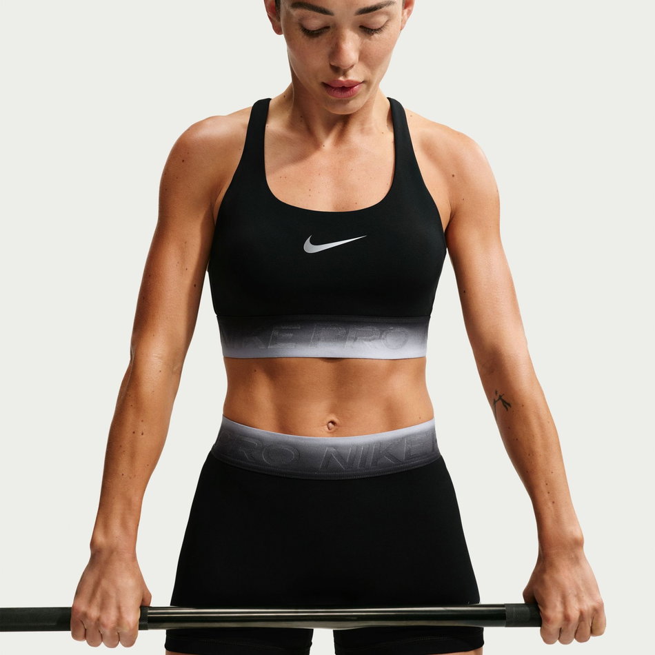 Nike Pro Dri-FIT Ls Bra Kadın Siyah Sporcu Sütyeni