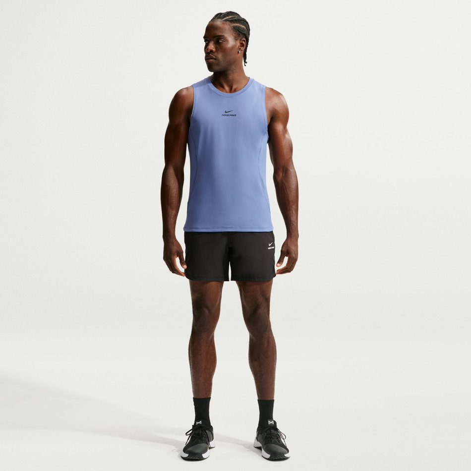 Nike Pro Dri-FIT Npt Tank Erkek Mavi Atlet