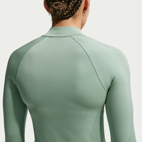 NIKE - Nike Pro Dri-FIT Seamless Fz Midlayer Kadın Sweatshirt (1)