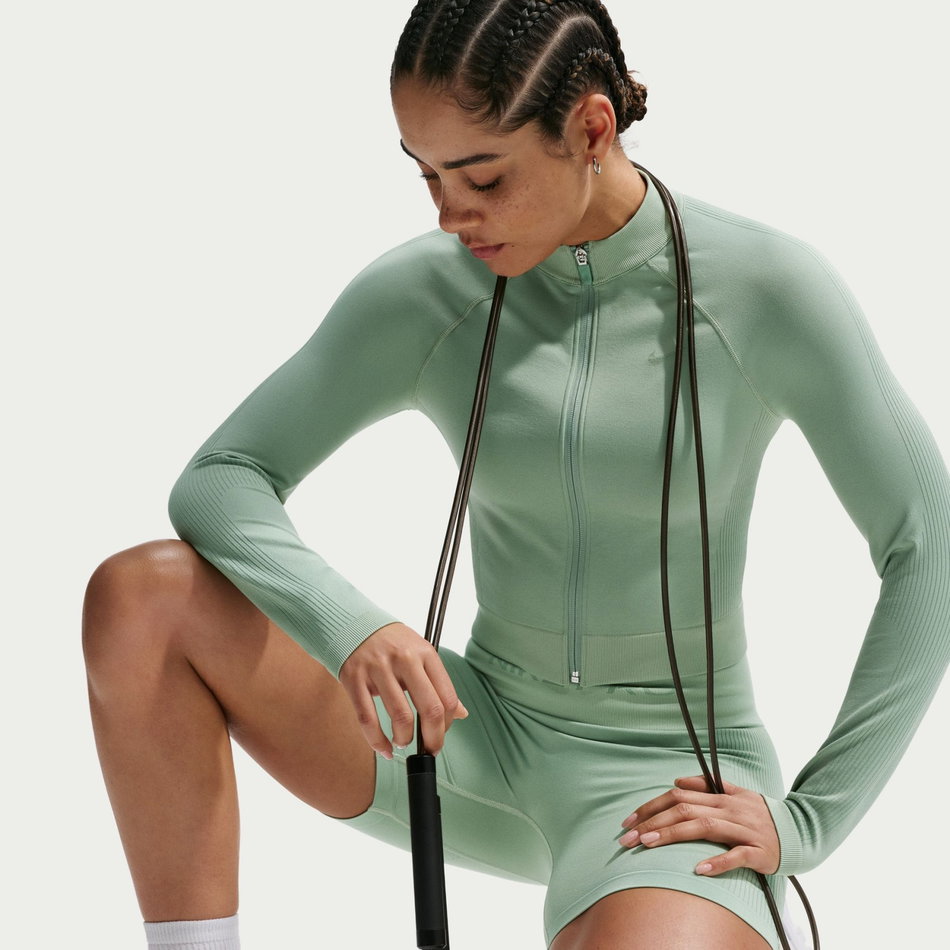 Nike Pro Dri-FIT Seamless Fz Midlayer Kadın Sweatshirt
