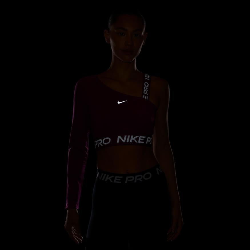 Nike Pro Dri-FIT Shine Crop Top Kadın Sweatshirt