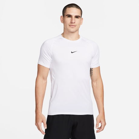 NIKE - Nike Pro Dri Fit Slim Top SS Erkek Beyaz Tişört