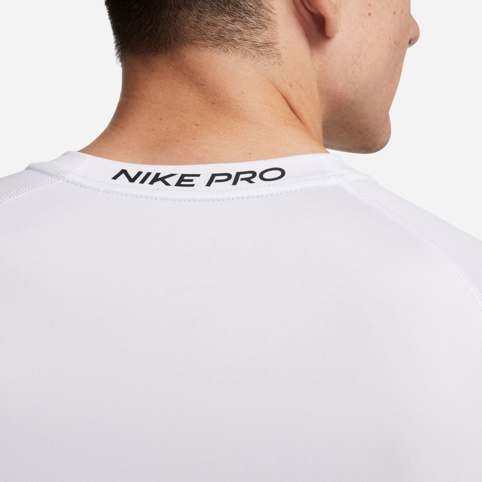 Nike Pro Dri Fit Slim Top SS Erkek Beyaz Tişört