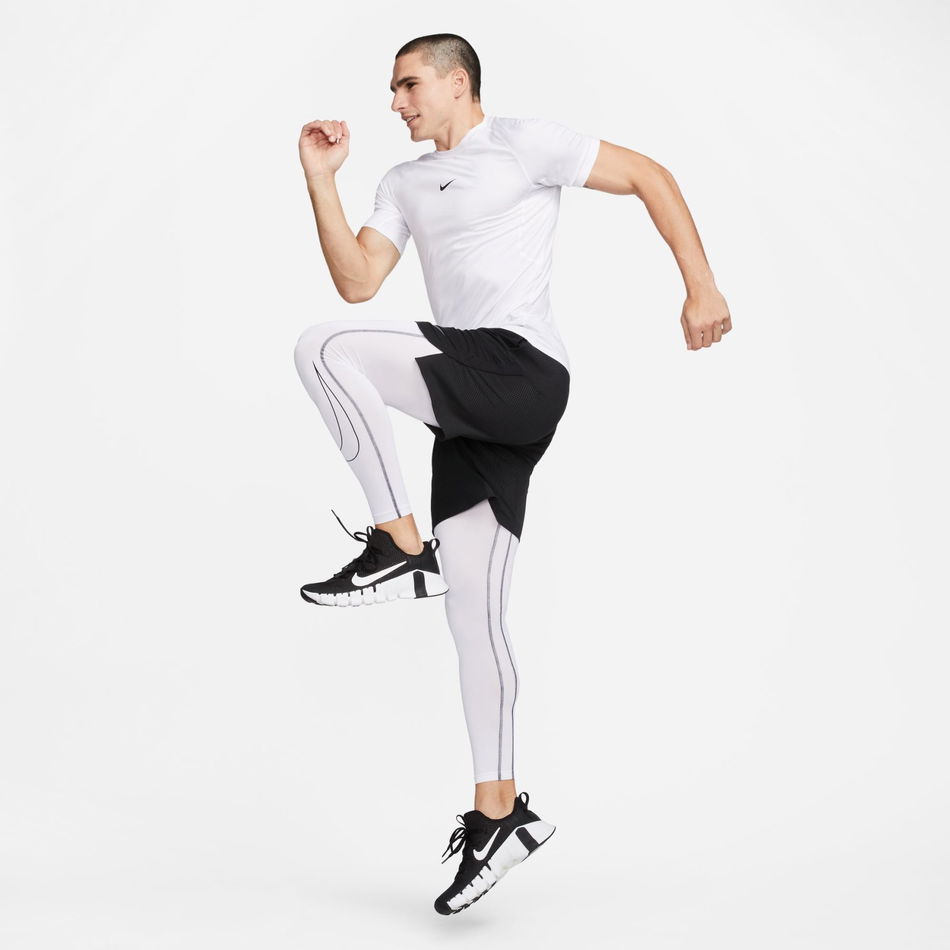 Nike Pro Dri Fit Slim Top SS Erkek Beyaz Tişört