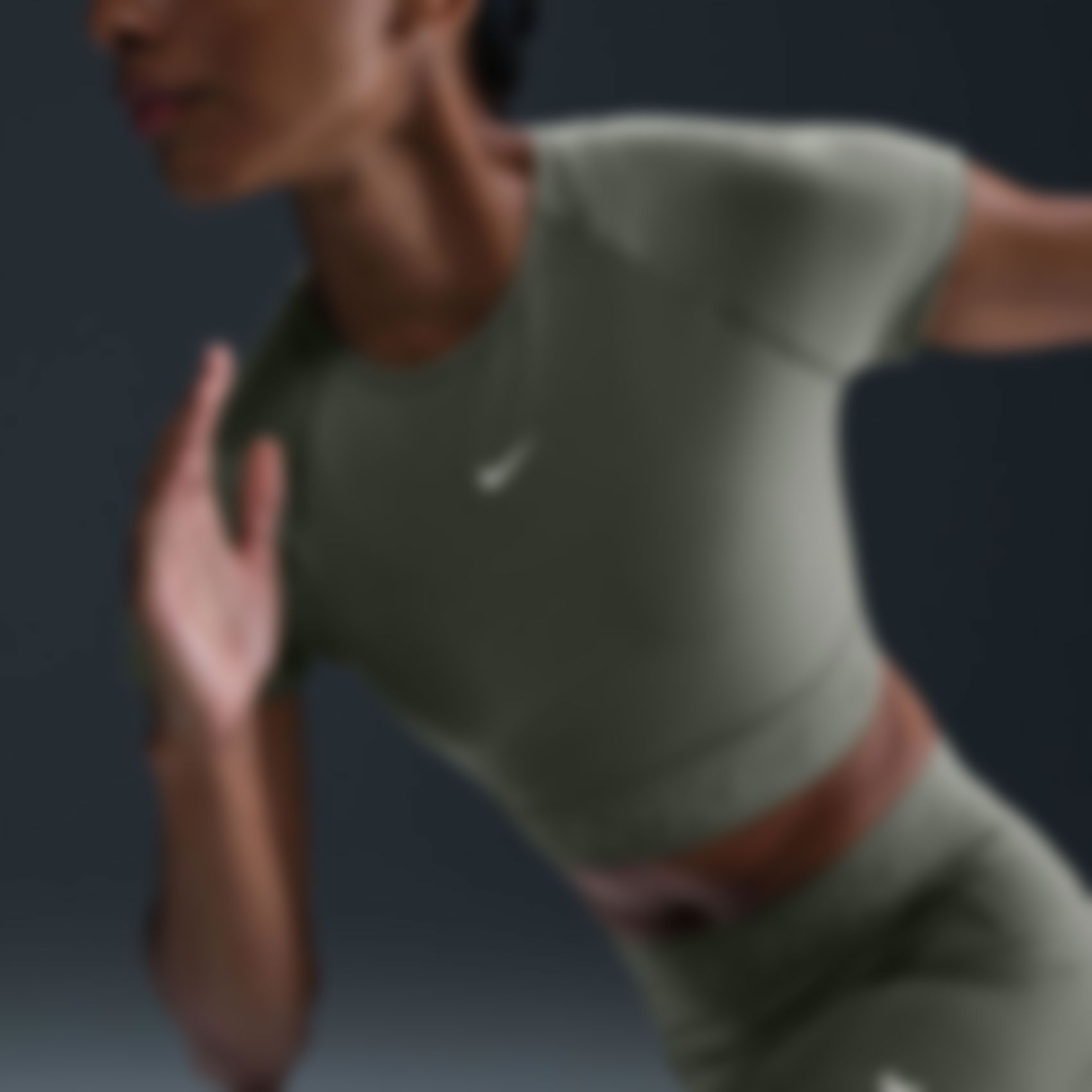 NIKE - Nike Pro Dri-FIT Ss Crop Top GX Kadın Tişört