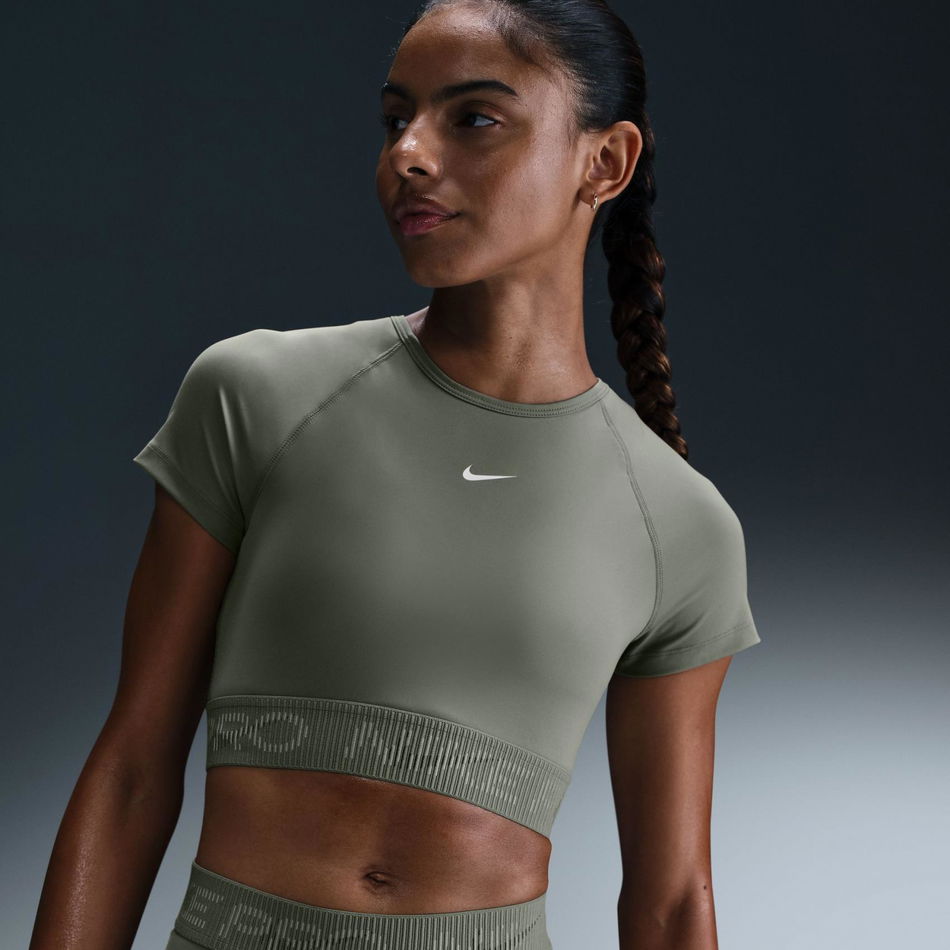 Nike Pro Dri-FIT Ss Crop Top GX Kadın Tişört