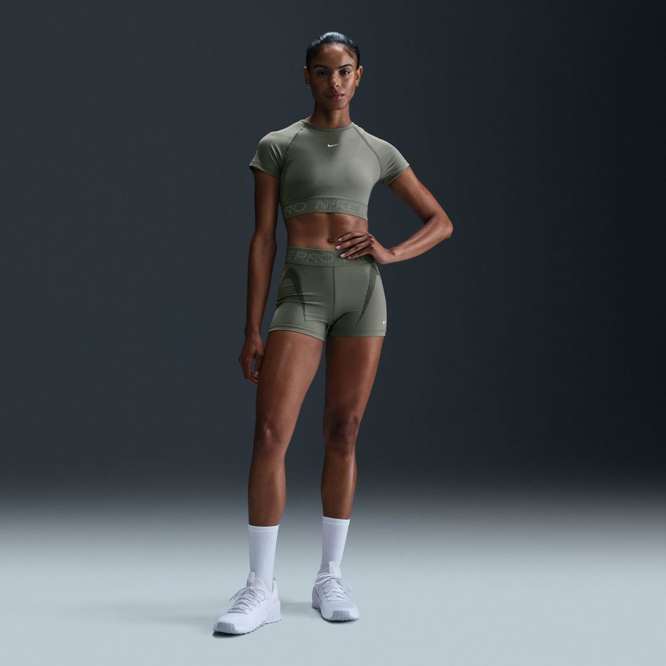 Nike Pro Dri-FIT Ss Crop Top GX Kadın Tişört