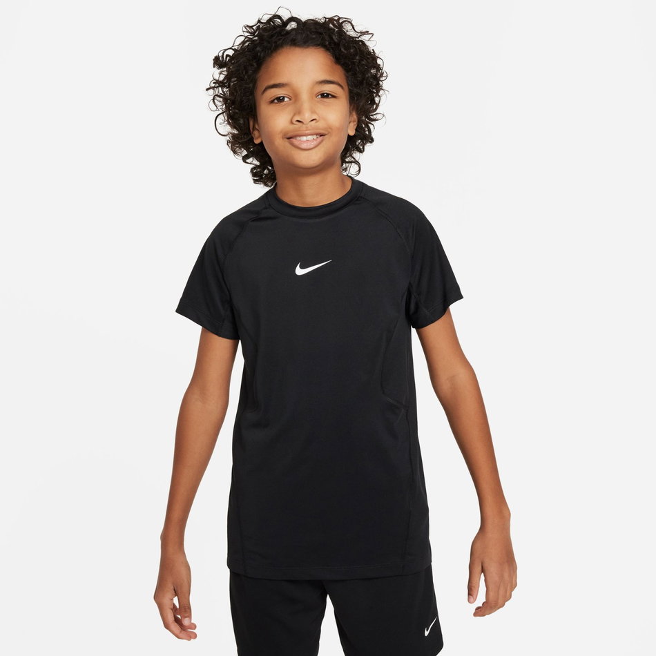 Nike Pro Dri-FIT Ss Top Çocuk Siyah Tişört