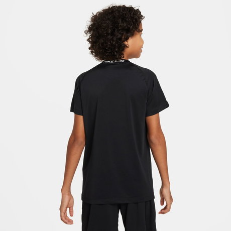 NIKE - Nike Pro Dri-FIT Ss Top Çocuk Siyah Tişört (1)