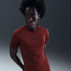 NIKE - Nike Pro Dri-FIT SS Top Erkek Bordo Tişört (1)