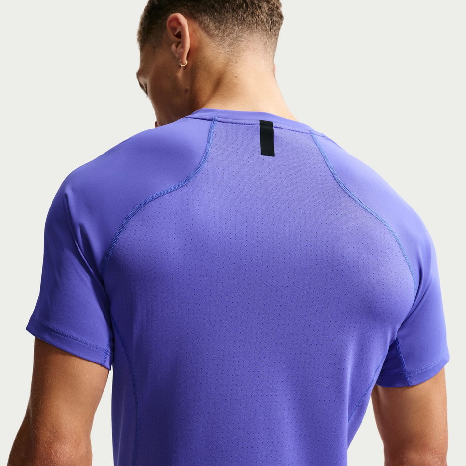 Nike Pro Dri-FIT Ss Top Erkek Mor Tişört