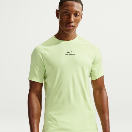 NIKE - Nike Pro Dri-FIT Ss Top Erkek Yeşil Tişört