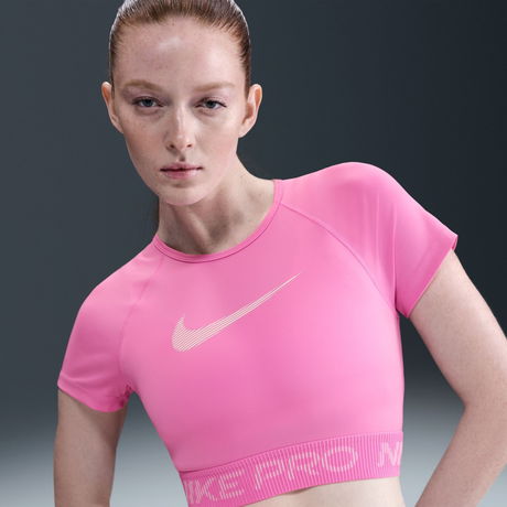 NIKE - Nike Pro Dri-FIT SS Top GRX Kadın Tişört