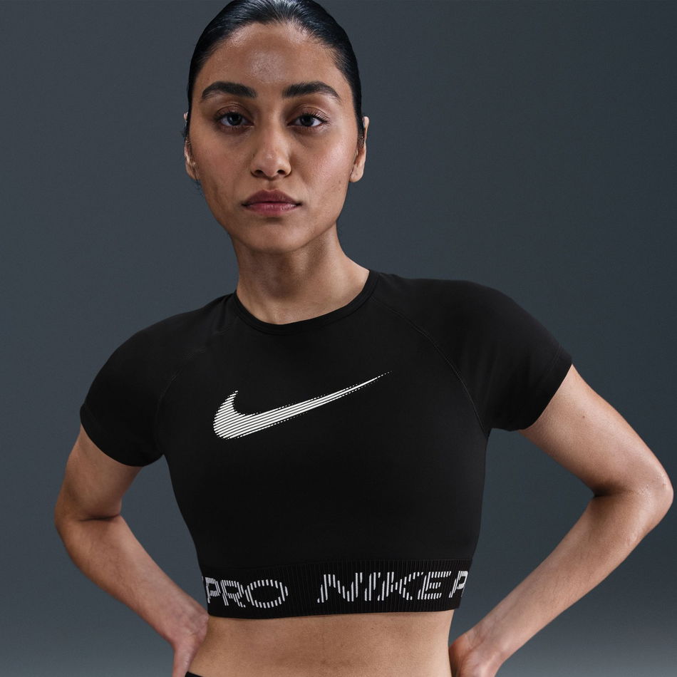 Nike Pro Dri-FIT SS Top TT Kadın Siyah Tişört