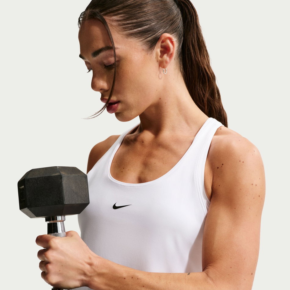 Nike Pro Dri-FIT Tank Elastika Kadın Beyaz Atlet