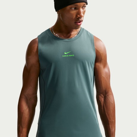 NIKE - Nike Pro Dri-FIT Tank Erkek Yeşil Atlet (1)