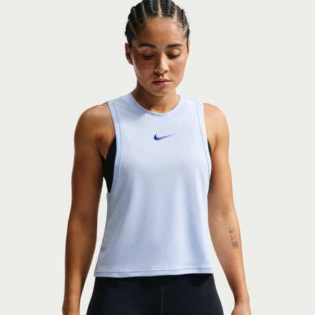 NIKE - Nike Pro Dri-FIT Tank Kadın Mavi Atlet (1)